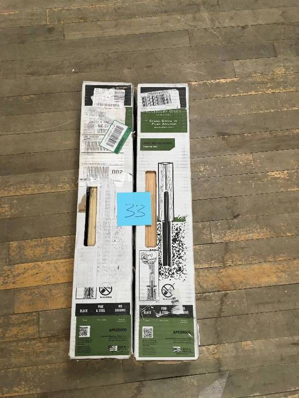 Lot of 2 Drive in anchor post kit