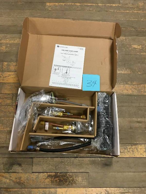 Glacier Bay Milner 8 in. Widespread 2-Handle Bathroom Faucet in Chrome not used