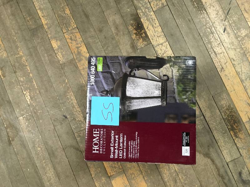 Home Decorators Collection LED outdoor wall lanterns use 70% less electricity than traditional incandescent fixtures, and there is no bulb to replace or recycle new