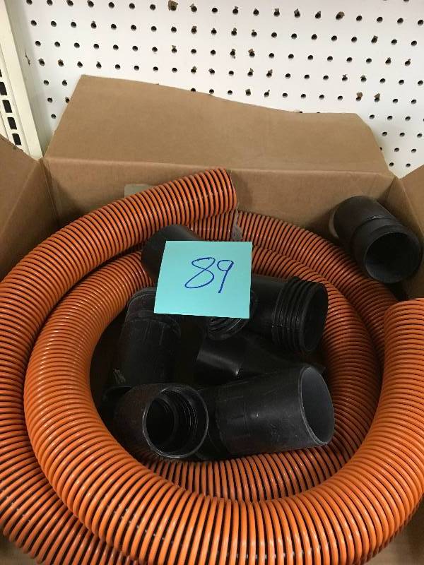 RIDGID 1-78 in. x 10 ft. Pro-Grade Vacuum Hose Kit for RIDGID Wet Dry Vacs used