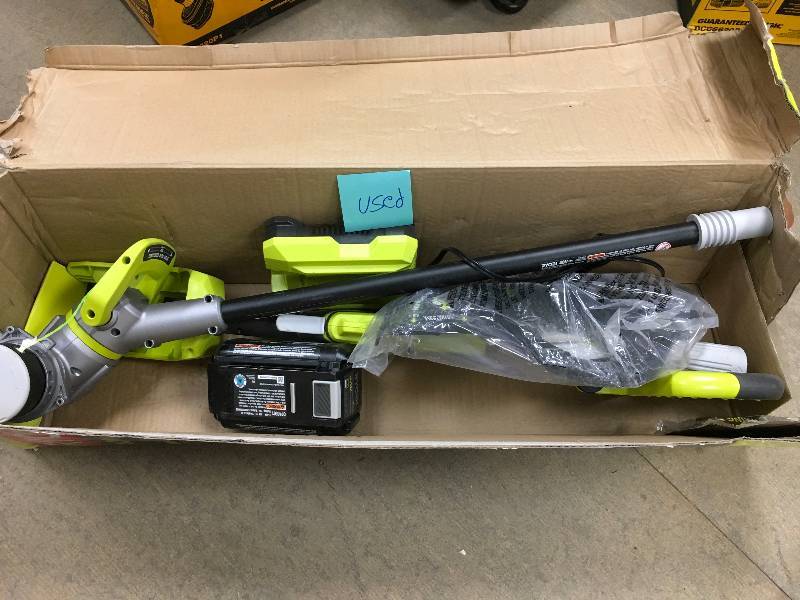 Ryobi 40-Volt Lithium-Ion Cordless String TrimmerEdger - 2.6 Ah Battery and Charger Included new