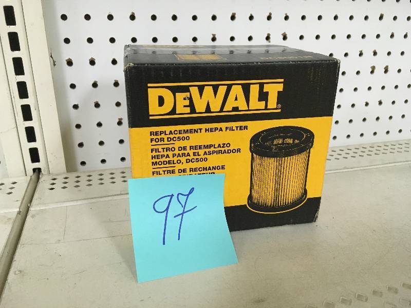 DEWALT HEPA Replacement Filter for DC500 WetDry Vacuum new