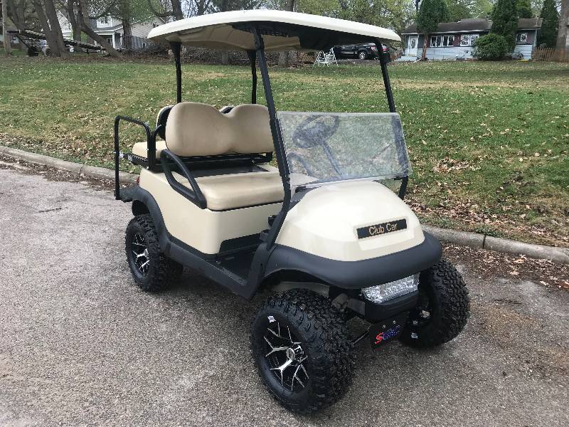 2014 Club Car Precedent Electric Lifted 4 Passenger Golf Cart