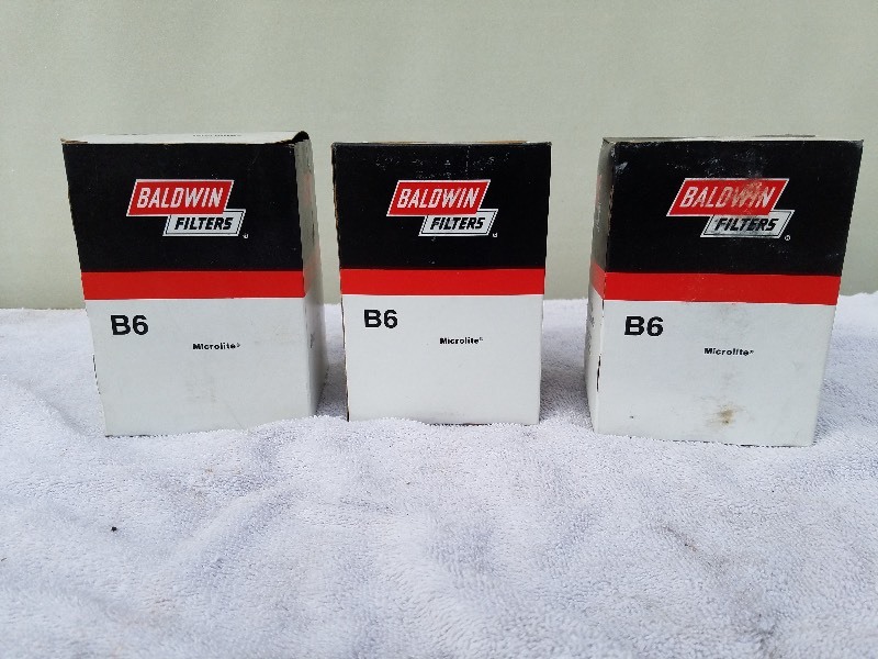 Set of 3 Baldwin B6 Oil Filters