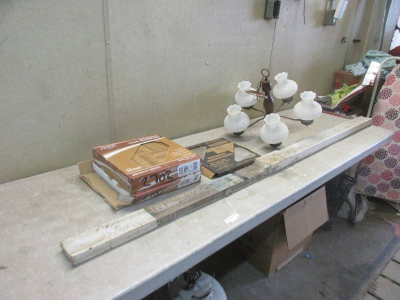 lot 70 image: Door trim kits and tiles