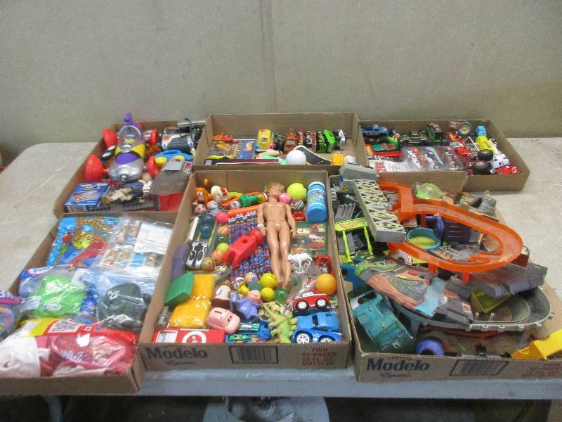 lot 82 image: 6 Boxes of Boys Toys