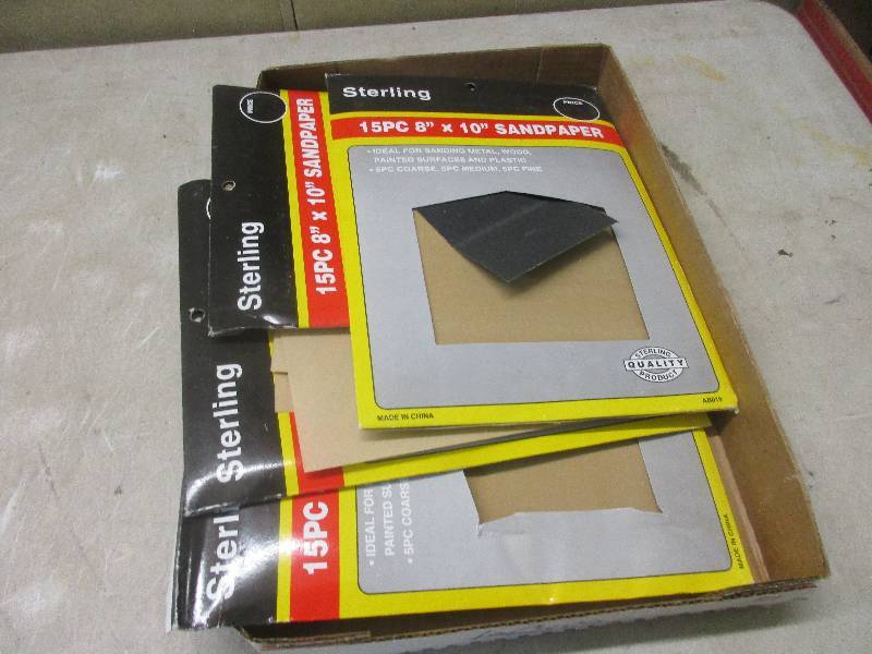 lot 89 image: Sandpaper