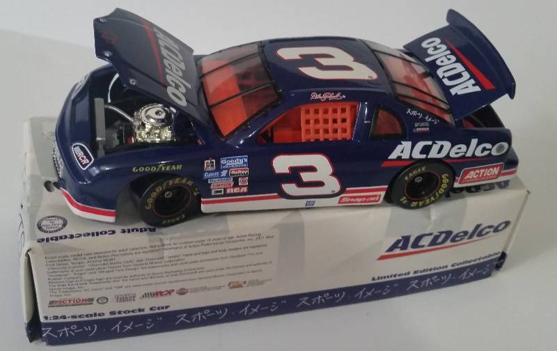 lot 20 image: Sports Image 1996124th Scale #3 Dale Earnhardt AC Delco Chevrolet Japan Race Car in Original Box