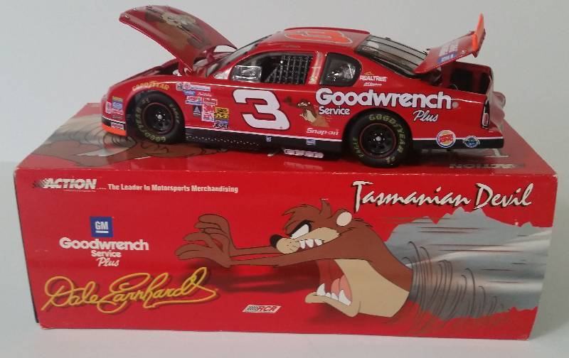 lot 19 image: Action Racing #3 Dale Earnhardt 124th Scale GM Goodwrench Tasmanian Devil Chevrolet Monte Carlo