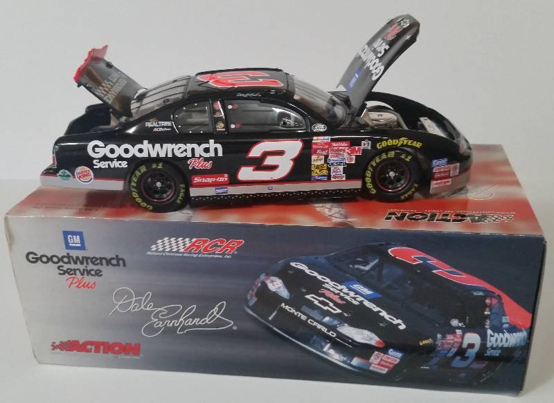 lot 22 image: Action Racing 124th Scale #3 Dale Earnhardt GM Goodwrench Service Chevrolet Monte Carlo
