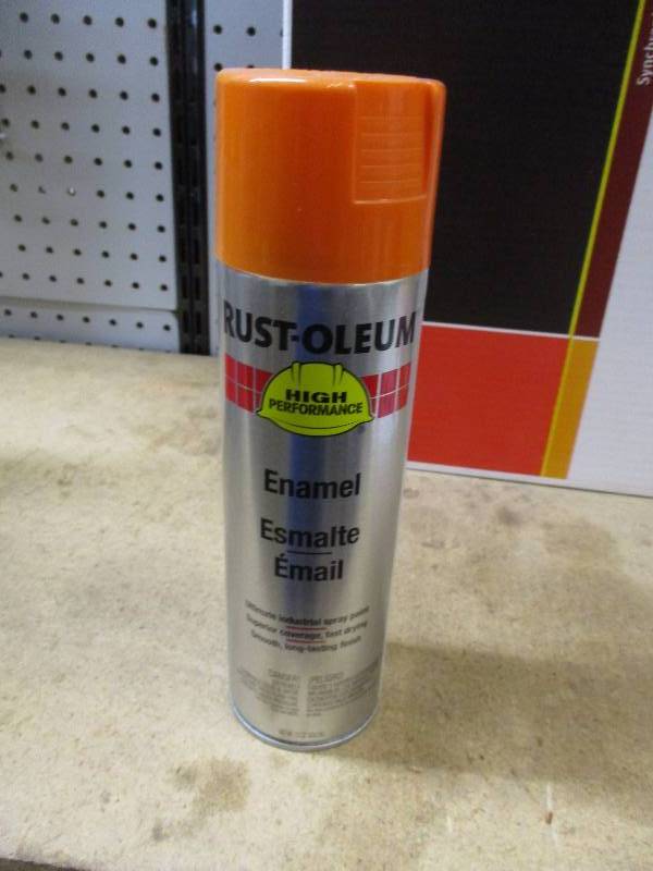 Safety Orange Spray Paint