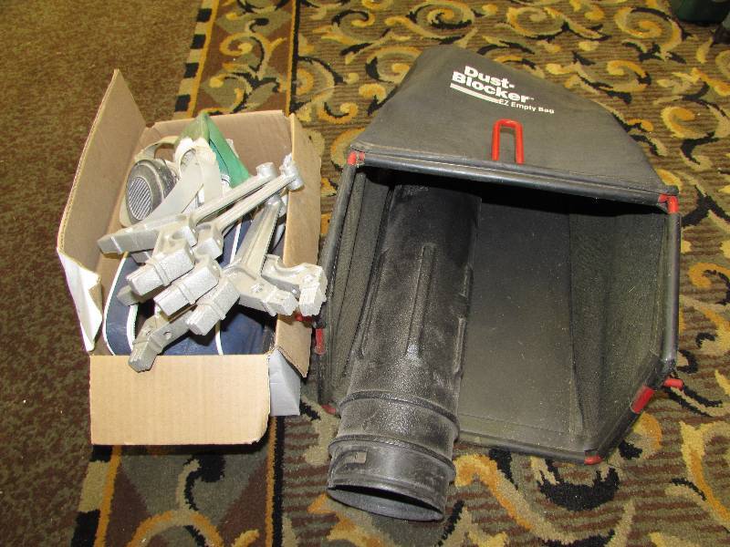 lot 256 image: MOWER ATTACHMENT, BREATHING MASKS