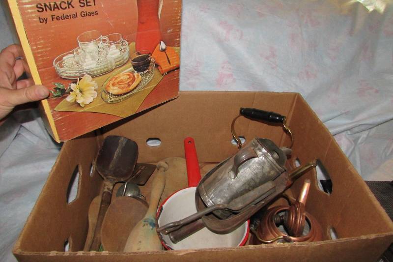 lot 601 image: VINTAGE  PRIMITIVE KITCHEN UTENSILS