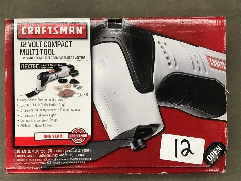 Craftsman 12Volt Compact Multi-Tool...