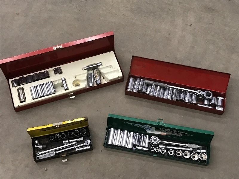 Lot Of Assorted Socket Tool Sets ...