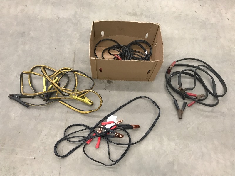 Box Of Assorted Jumper Cables ...