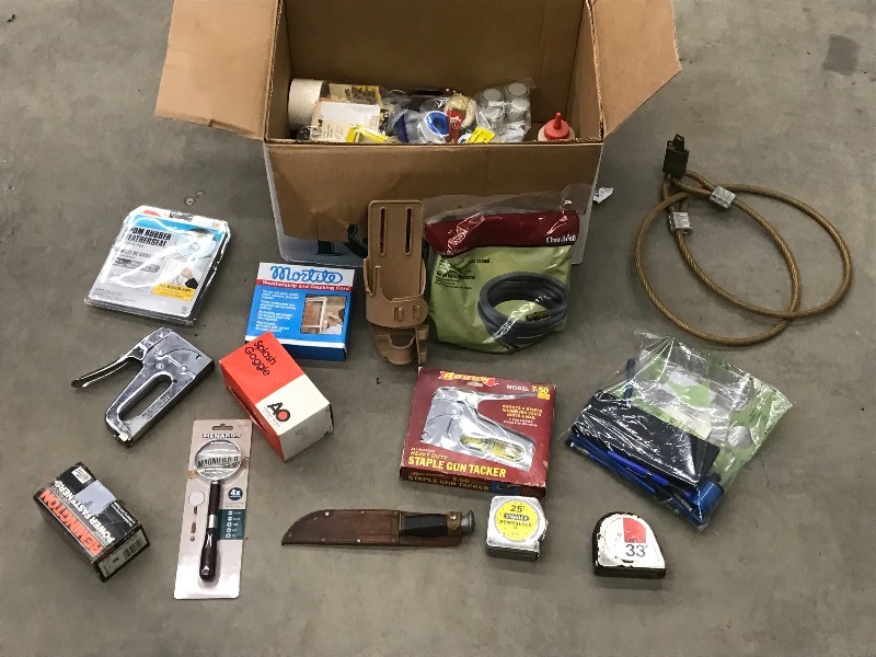 Box Of Assorted Hand Tools, Shop Su...