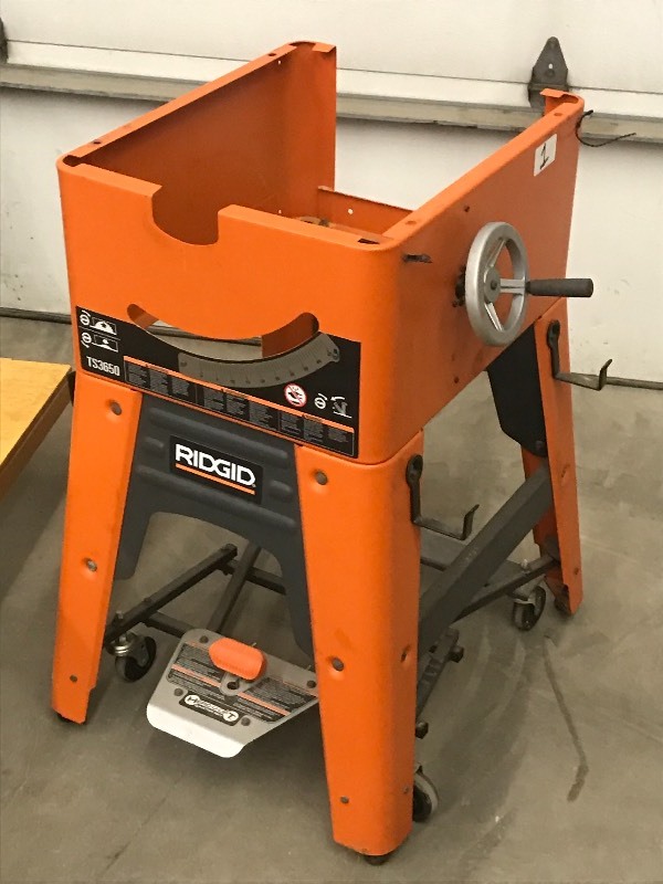 Ridgid TS3650 Contractors 10 Table...
