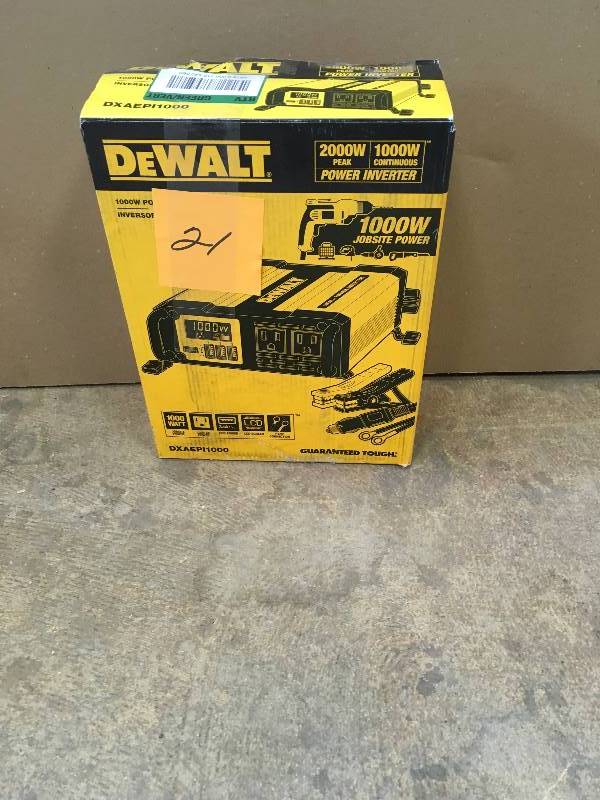 DEWALT 1000-Watt Power Inverter new