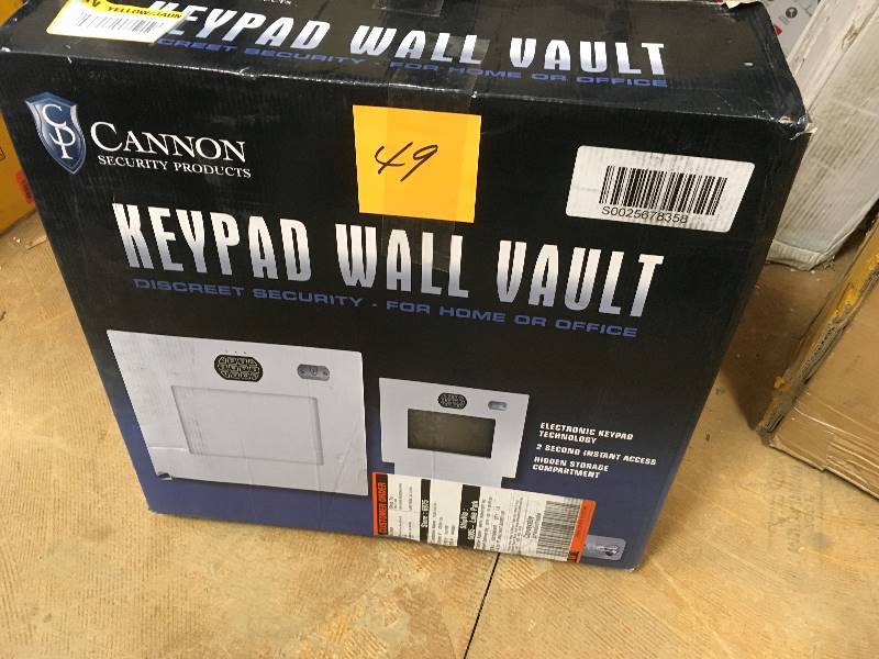 Cannon Keypad Wall vault in good condition