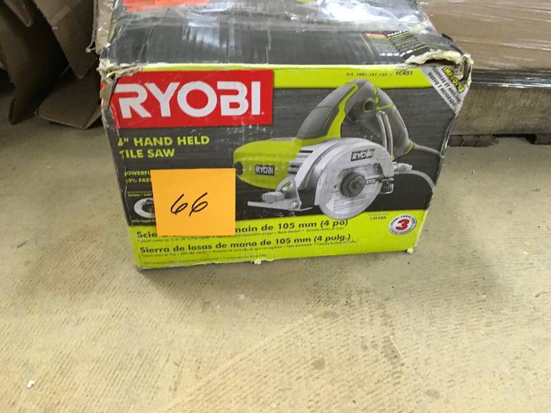 Ryobi 4 Hand Held Tile Saw used