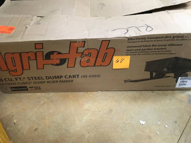 Agri Fab steel Dump Cart in good condition