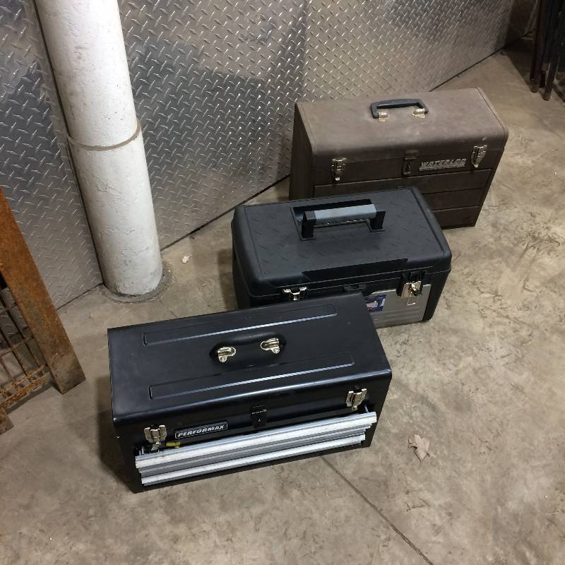 lot 126 image: Waterloo, Performance and Holt tool boxes