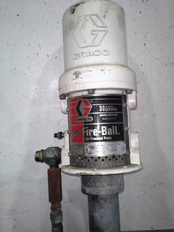 lot 23 image: Graco Fire-Ball air powered pump