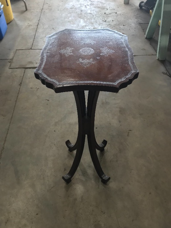 lot 105 image: John Richards wooden occasional   side table