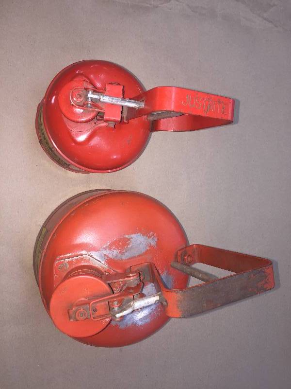 lot 169 image: Solvent cans