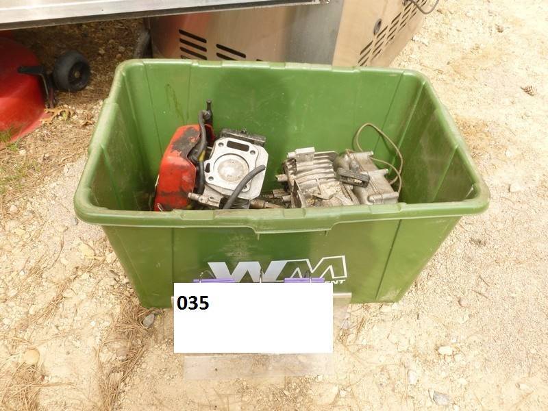 SnS Auctions # 319 John Deere Lawnmower & go kart parts