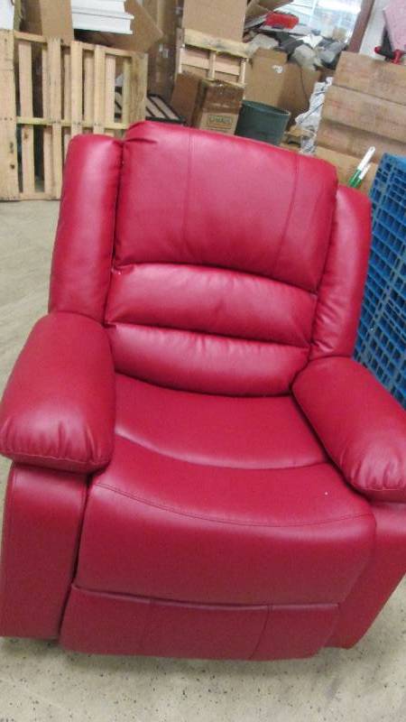 Overstuffed Recliner  open box Reta...