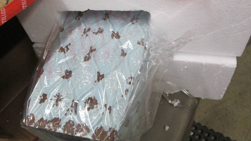 Embossed Light-Blue Table Lamp open...