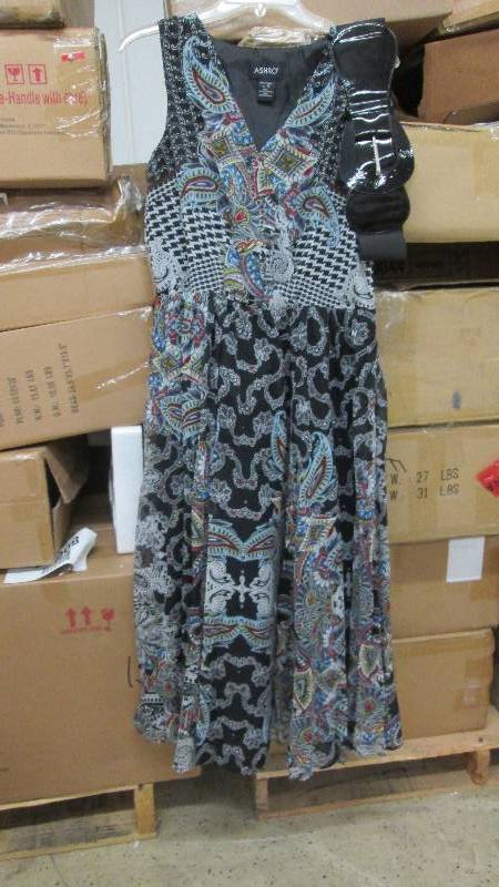 Size 12 Ashro Dress with Wide Black...