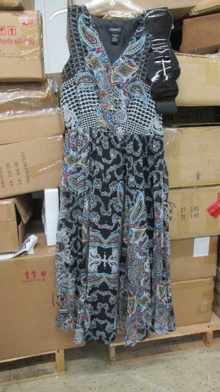 Size 12 Ashro Dress with Wide Black...