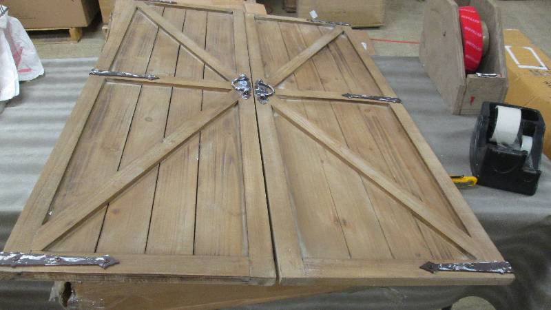 Wood Barn Doors open box Retail $14...