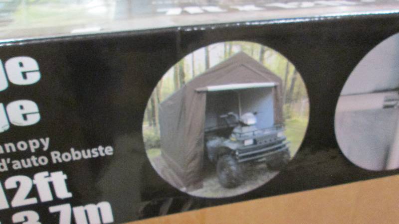 Garage Storage Tent open box Retail...