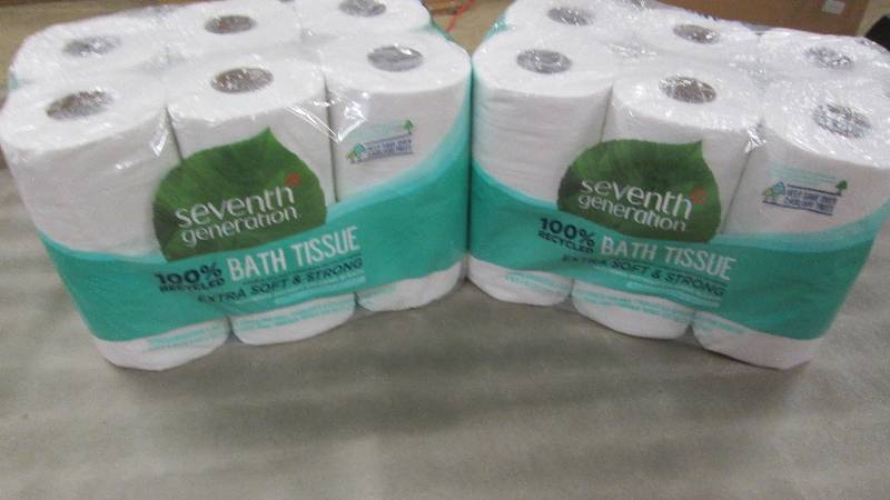 Lot of 2- 12 Roll Pks Seventh Gener...