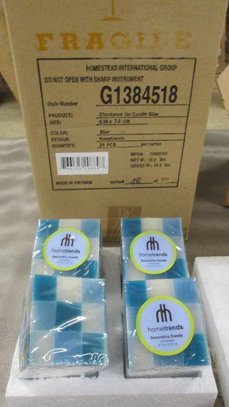 Case of 24( 6 boxes of 4) HomeTrend...