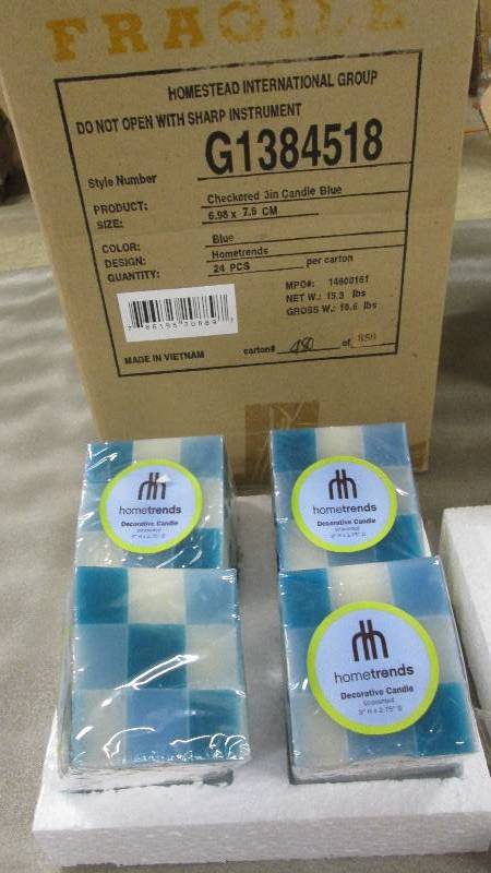 Case of 24( 6 boxes of 4) HomeTrend...