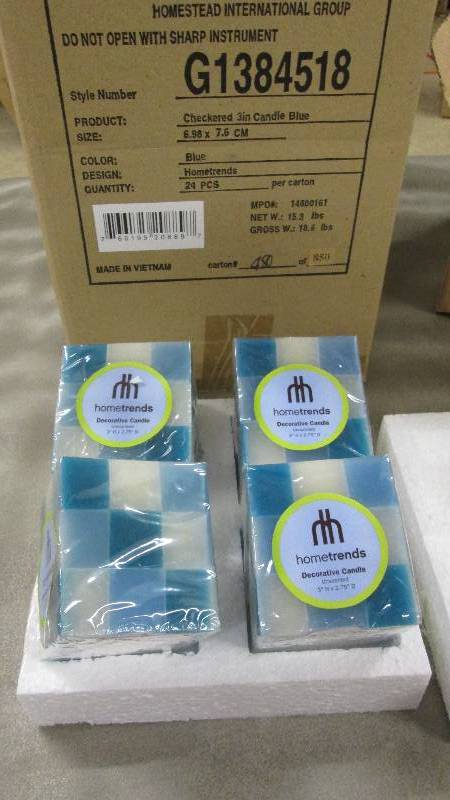 Case of 24( 6 boxes of 4) HomeTrend...