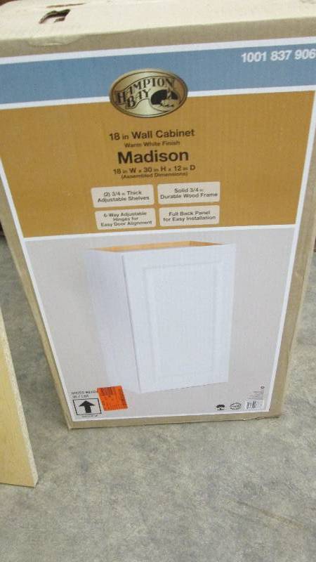 Hampton Bay Madison Assembled 18x36...