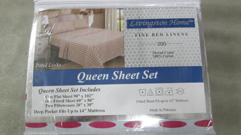 Livingston Home 300 Count Queen She...