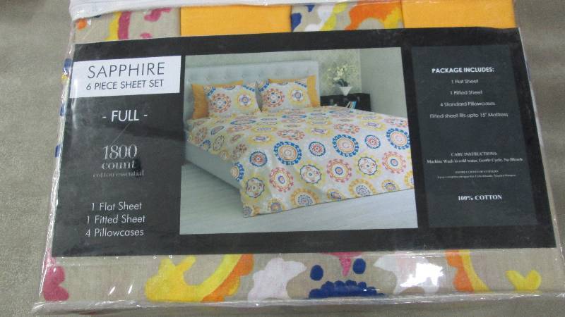 Sapphire 1800 count 6 pc Full Sheet...