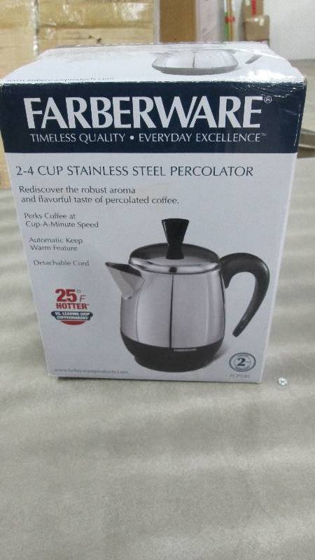 2-4 Cup Farberware Stainless Steel ...
