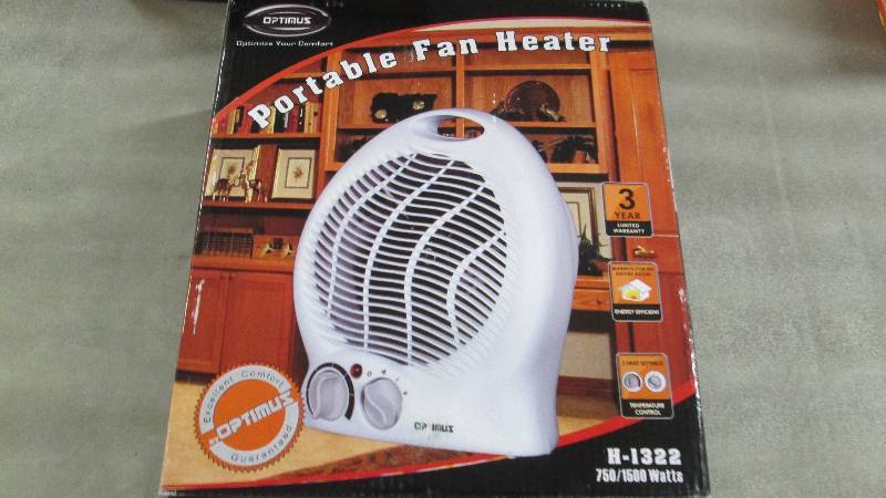 Optimus Portable Fan Heater...