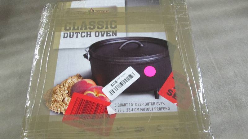 Classic Cast Iron Dutch Oven 5 Qt 1...