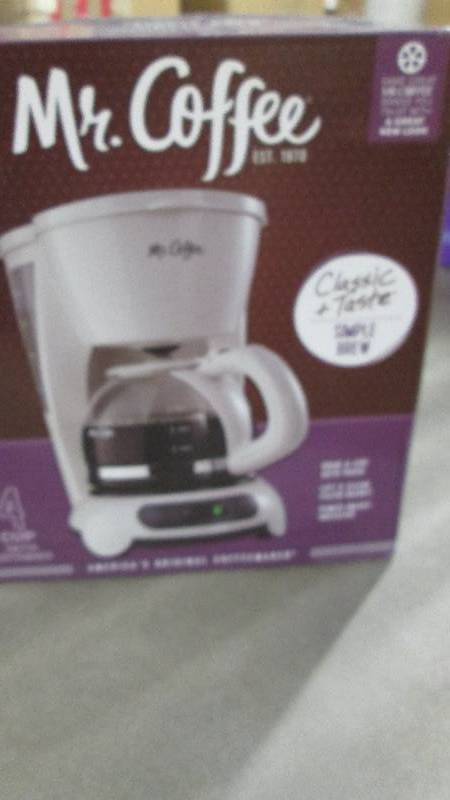 Mr. Coffee 4 Cup Switch Coffeemaker...
