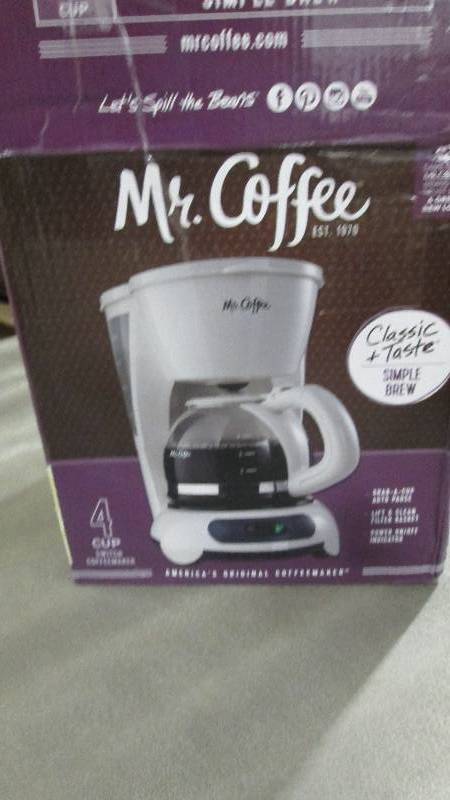 Mr. Coffee 4 Cup Switch Coffeemaker...