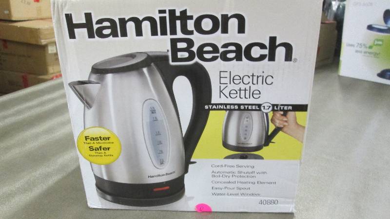 Hamilton Beach Electric Kettle...